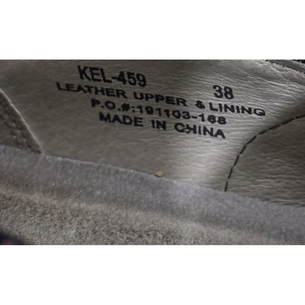 Alegria Womens 38/US 8-8.5 Keli Rainbow Minnow Work Slip-On Shoes  Kel-459
